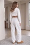 Women's Winter 3-Thread Fleece-Lined Baggy Leg Sweatpants - 6