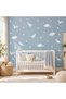 Dinosaur Themed Kids Room Wall Sticker Set - Self-Adhesive Wall Decoration with Cute Dinosaur Figures - 4