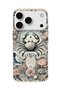 iPhone 18 Pro Max Compatible Transparent Phone Case with Cancer Zodiac Sign Printed