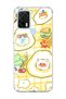 General Mobile Gm 21 Pro Compatible Cat in the Field Egg Printed Transparent Phone Case