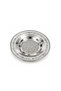 Tree of Life Patterned Steel Tea Plate Steel Satin Round 6-Piece 304 Quality 18/10 Stainless Premium Thickness - 5