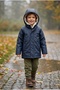 Water Repellent Stain Resistant Fleece Hooded Boys' Winter Coat - 2