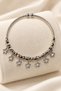 Adjustable Steel Bracelet Suitable for Young People and Children, Star Figured Zircon Stone Charm Model, Silver Color - 4