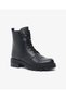 57802 Women's Genuine Leather Zippered Boots - 2