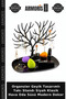 Organzier Deer Design Jewelry Stand Black Classic Air Room Ornament Modern Decor