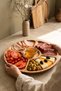 30 cm 5-Compartment Acacia Wood Breakfast Serving Tray, Serving Plate, Snack Plate, Appetizer Plate, Cheese Plate - 2