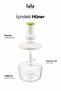 Hüner Hand Pressed Rondosu 1500 ml – Stainless Steel Three-Blade Manual Vegetable Chopper - 4