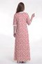 Floral Printed Nightgowns for Women Cotton Long Night Gowns Plus Size Moo Moos Short Sleeve House Dress Soft Sleep Shirts- فستان قطن للبيت - 3
