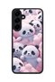 Samsung Galaxy S25 Plus Compatible Printed, Matte Black, Soft Silicone, Protective, Shock-Absorbing Cover, Case