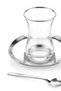 Areo 18 Piece Tea Set for 6 People 18/10 Stainless Steel Cup Set - 2