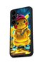 Samsung Galaxy S25 Plus Compatible Printed, Matte Black, Soft Silicone, Protective, Shock-Absorbing Cover, Case - 5