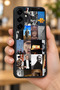 Samsung Galaxy S25 Plus Compatible Printed, Matte Black, Soft Silicone, Protective, Shock-Absorbing Cover, Case - 6