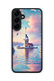 Samsung Galaxy S25 Plus Compatible Printed, Matte Black, Soft Silicone, Protective, Shock-Absorbing Cover, Case