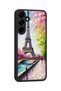 Samsung Galaxy S25 Plus Compatible Printed, Matte Black, Soft Silicone, Protective, Shock-Absorbing Cover, Case - 2