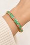 Women's Colorful Enamel Steel Bracelet with Patterned Stylish Cuff Bracelet - 2