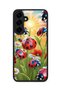 Samsung Galaxy S25 Plus Compatible Printed, Matte Black, Soft Silicone, Protective, Shock-Absorbing Cover, Case