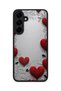 Samsung Galaxy S25 Plus Compatible Printed, Matte Black, Soft Silicone, Protective, Shock-Absorbing Cover, Case