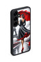 Samsung Galaxy S25 Plus Compatible Printed, Matte Black, Soft Silicone, Protective, Shock-Absorbing Cover, Case - 4