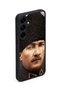 Samsung Galaxy S25 Plus Compatible Printed, Matte Black, Soft Silicone, Protective, Shock-Absorbing Cover, Case - 4