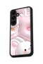 Samsung Galaxy S25 Plus Compatible Printed, Matte Black, Soft Silicone, Protective, Shock-Absorbing Cover, Case - 5