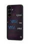 Samsung Galaxy S25 Plus Compatible Printed, Matte Black, Soft Silicone, Protective, Shock-Absorbing Cover, Case - 3