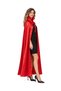 Red Satin Cape Adult - 2