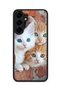 Samsung Galaxy S25 Plus Compatible Printed, Matte Black, Soft Silicone, Protective, Shock-Absorbing Cover, Case