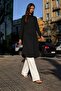 Women's Long Hijab Tunic Comfortable Black Shirt - 4