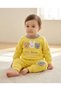 2-Piece Unisex Baby Cat Embroidered 3-Strand Embroidered 100% Cotton 3 6-9-12-18-24 Months Top and Bottom 2-Piece Newborn Baby Set - 3