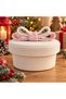 Handmade Red and White String Decorative Covered Basket Pouch, Christmas Gift Basket and Multi-Purpose Organizer - 2