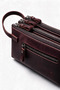 Handbags - Burgundy - Genuine leather - 3
