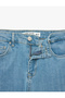 Cotton Slim Fit Pocketed Spanish Flare Denim Trousers - Flare Jeans - 4