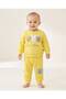 2-Piece Unisex Baby Cat Embroidered 3-Strand Embroidered 100% Cotton 3 6-9-12-18-24 Months Top and Bottom 2-Piece Newborn Baby Set - 2