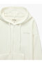 Comfortable Fit Hooded Zippered Wing Printed Sweatshirt - 3