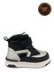 Girls' Boots – Sadura Silver Black Patent Leather Genuine Leather - 4