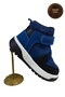 Boys' Boots – Denim Black Genuine Leather - 6