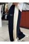 Navy blue side stripe baggy tracksuit we-5138 - 7