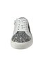 Women's Sneakers – White-Silver-Leopard Genuine Leather - 2