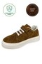Boys' Casual Shoes – Brown Suede Leather White Genuine Leather - 4