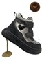 Girls' Boots – Black Platinum Genuine Leather - 2