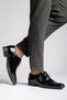 Patent Leather Black Classic Shoes Suitable for Grooming Outfits and Suits - 4