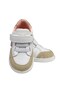 Girls' First Step Casual Shoes – White Pink Genuine Leather - 4