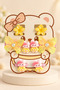 Girl's Colorful Hairpin Set Mixed Figure Butterfly Rabbit Flower Hairpin Set