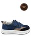 Boys' Casual Shoes – Multi-Colored (Navy Blue-Grey) Genuine Leather