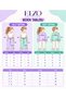 Boy's Front and Back Car and Letter Printed Sweatshirt Striped Gabardine Denim Jeans Top and Bottom Set - 6