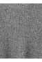 Esvab • Modern & Distinctive Zero Roba Collar Ribbed Men's Knitwear Sweater - 8