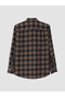 Rmz Gi̇yi̇m Farkiyla Standard Fit Checkered Embroidered Gabardine Men's Shirt - 2