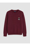 Timeless Clothing & Timeless Choices Zero Roba Collar Cute Teddy Bear Printed Men's Knitwear Sweater