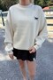 Cycling Collar Embroidered Setay Sweatshirt - 6