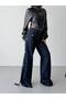 Trend Special Waist Design Wide Leg Loose Fit Denim Jeans - 2